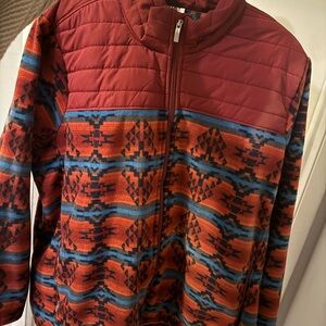 Ariat women’s Red and Orange Patterned Jacket